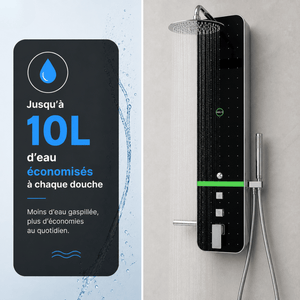 Colonne de douche avec système de récupération d'eau froide