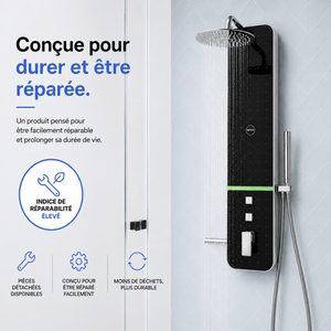 Colonne de douche avec système de récupération d'eau froide