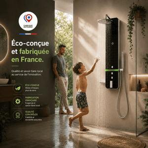 Colonne de douche avec système de récupération d'eau froide
