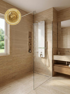 Colonne de douche avec système de récupération d'eau froide