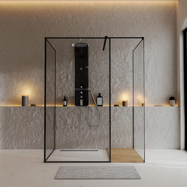Colonne de douche avec système de récupération d'eau froide